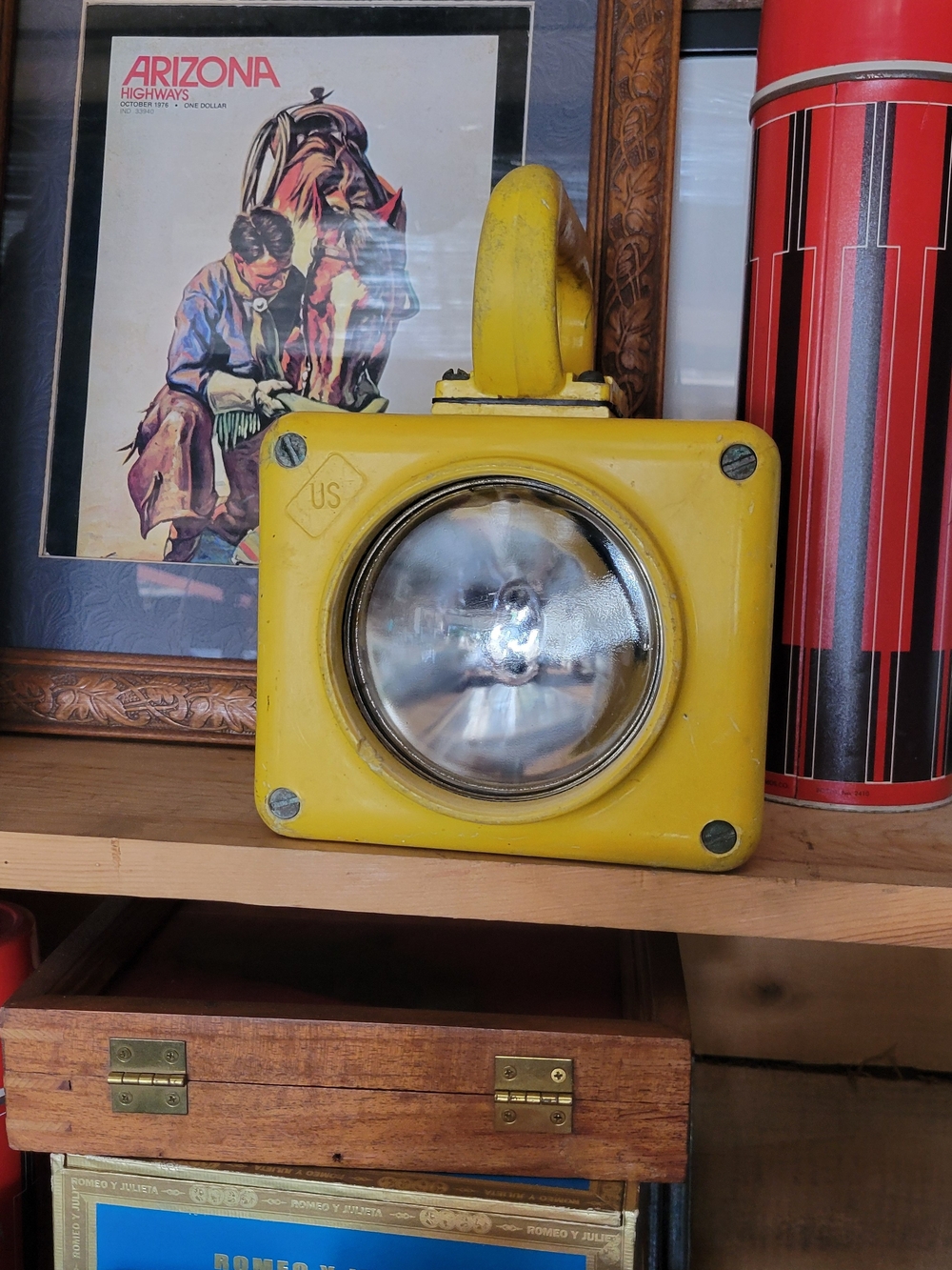 Vintage Navy Spot Light